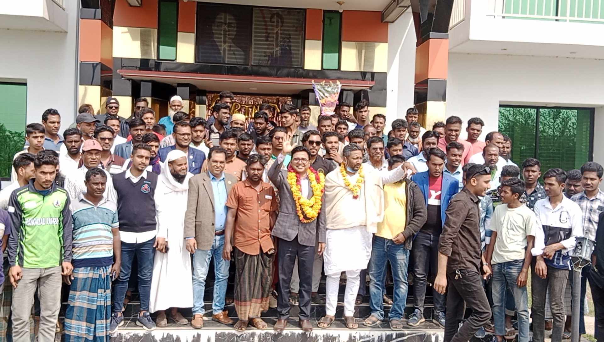 বাসেদ সিমনের আগমনে  রাঙ্গাবালীতে আনন্দ মিছিল ও শুভেচ্ছা বিনিময়