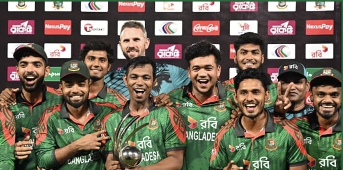 নিউজিল্যান্ডের বিপক্ষে  রেকর্ড গড়ে সিরিজ...