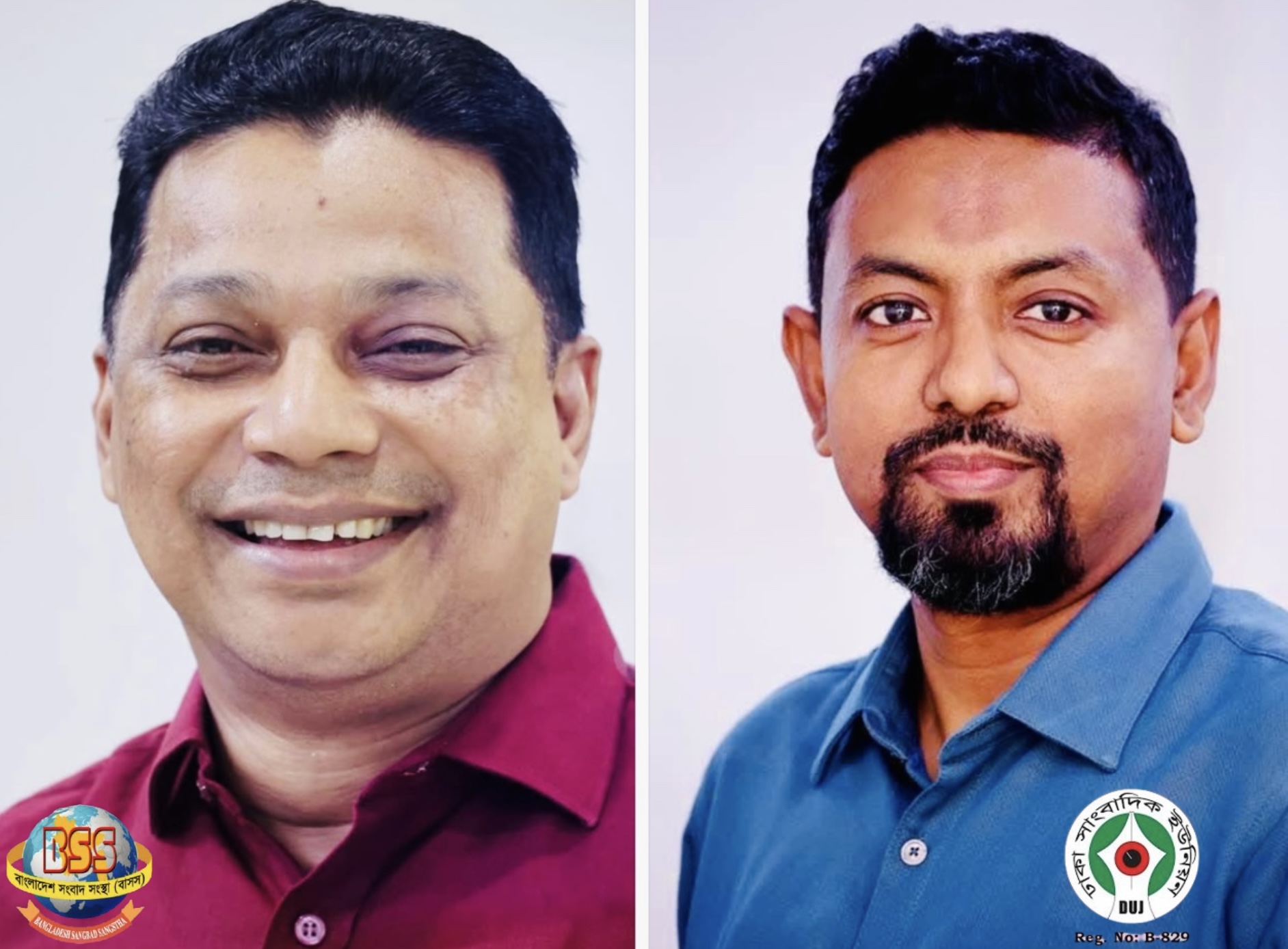 ডিইউজের বাসস ইউনিট চীফ দিদার ডেপুটি চীফ রাজিব